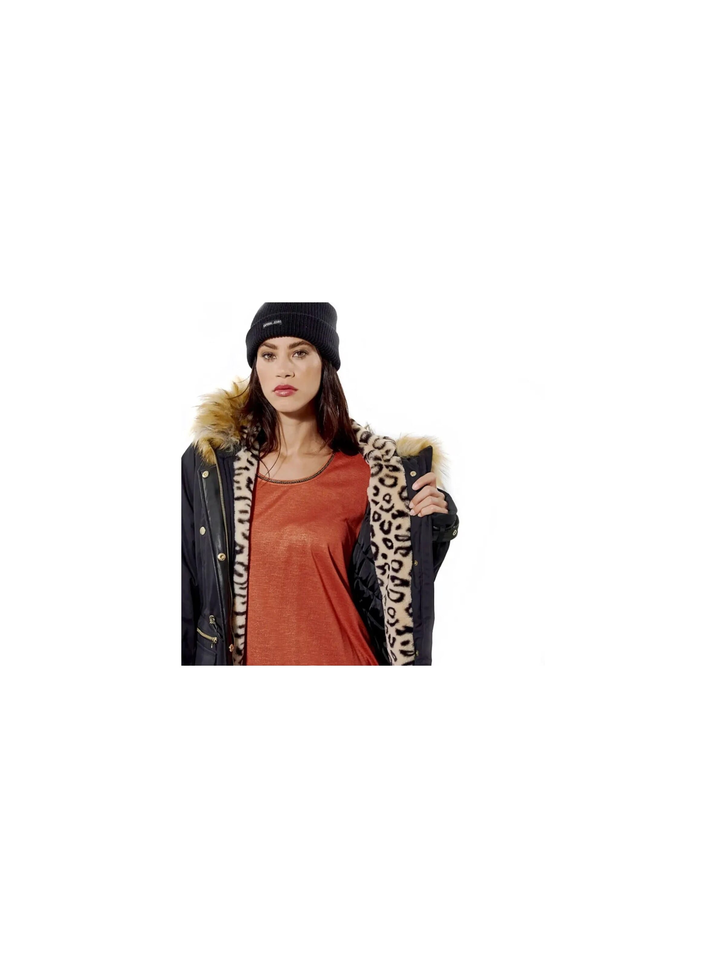 Parka d’hiver 'Lofty' Kaporal en noir