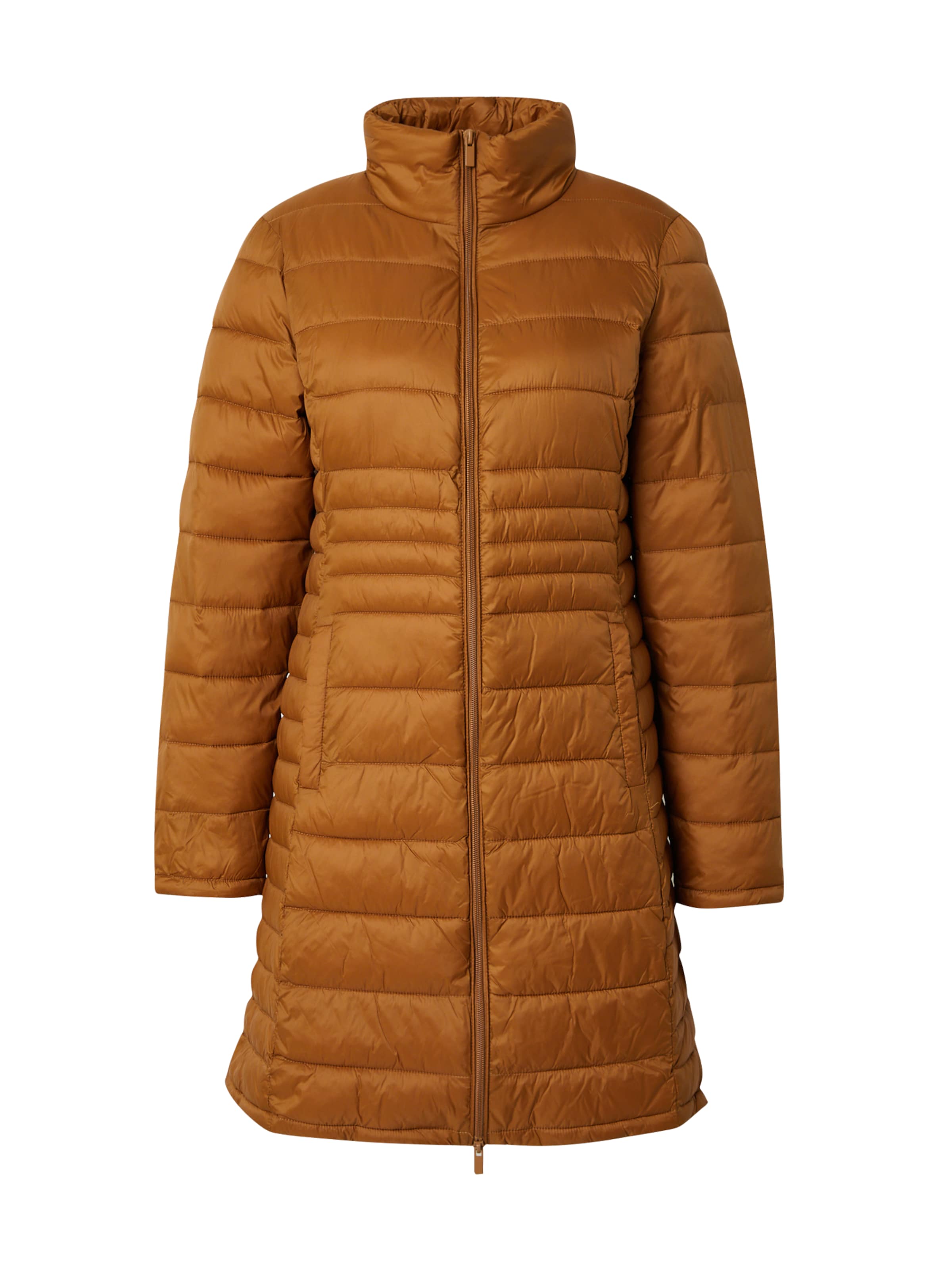 VILA Prechodný kabát 'VISibiria' - Hnedá: predná strana