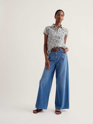 Seasalt Cornwall Blouse 'Rushmaker' in Groen