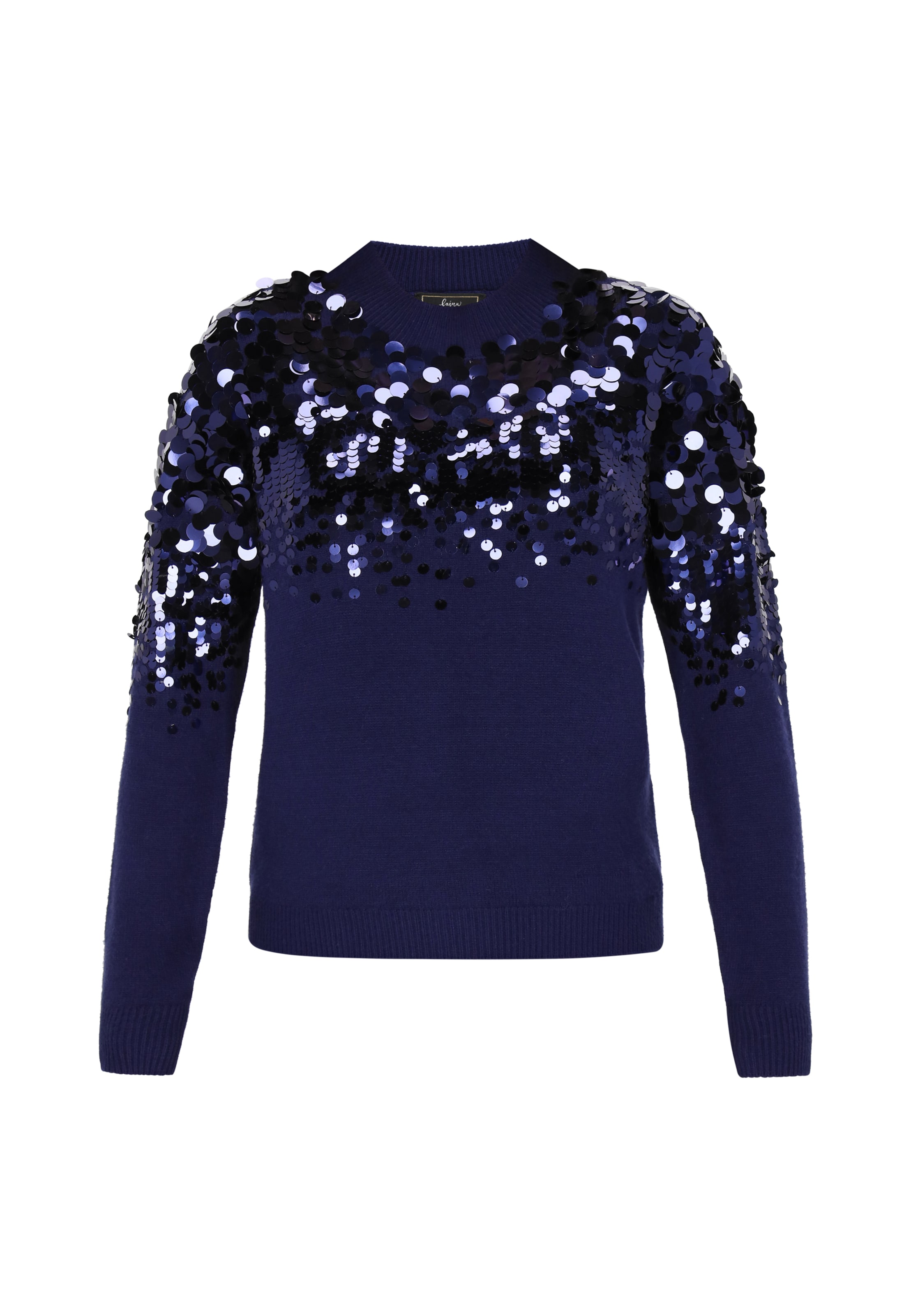 faina - Pullover em azul: frente