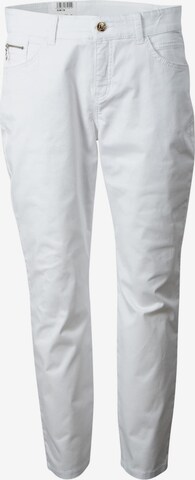 MAC Tapered Jeans in White: front