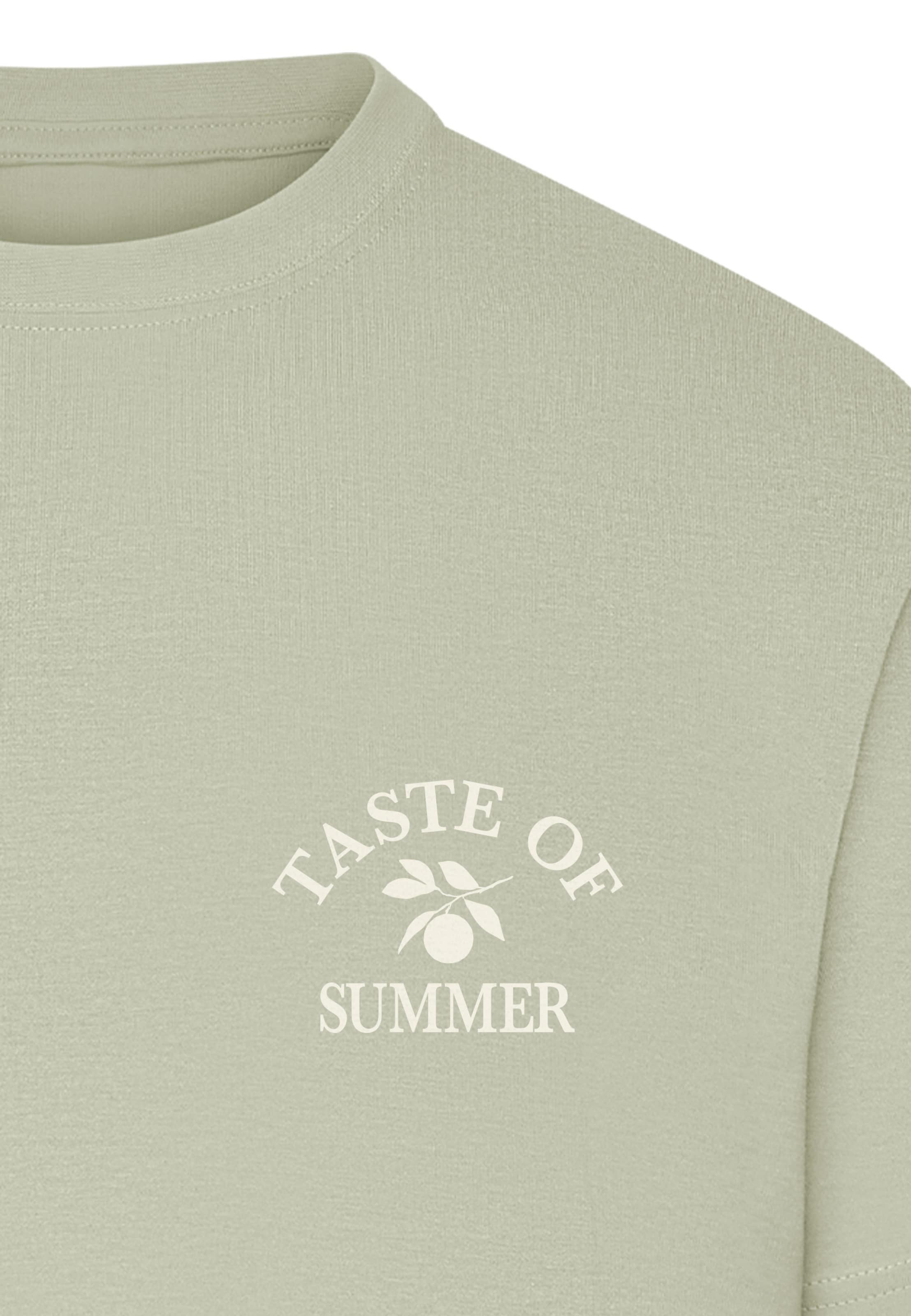 žalia Mister Tee Marškinėliai 'Taste Of Summer Oranges'