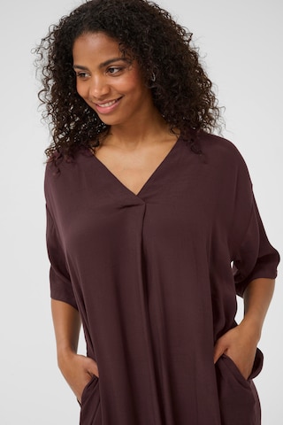 Kaffe Kleid in Braun