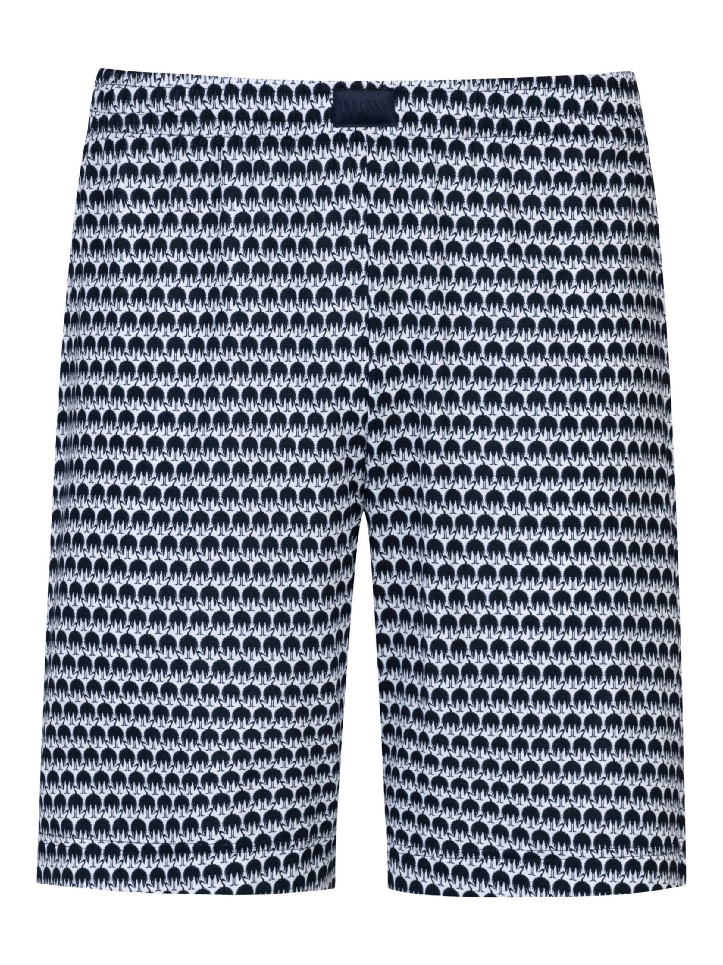 Mey Pyjamabroek 'Crane Swarm' in Blauw: voorkant