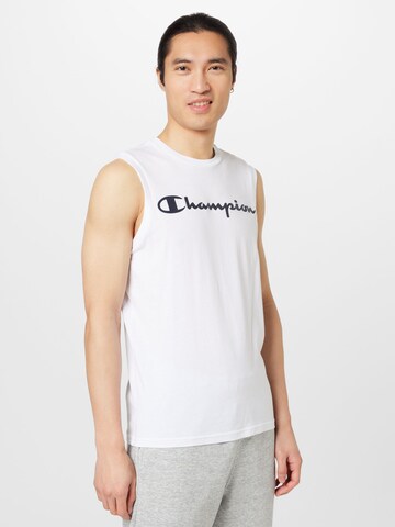 Champion Authentic Athletic Apparel - Camisa em branco: frente