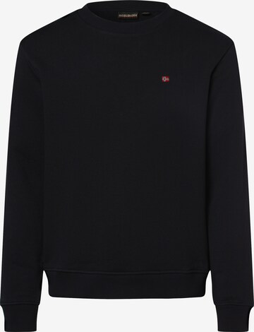 NAPAPIJRI Sweatshirt in Black: front