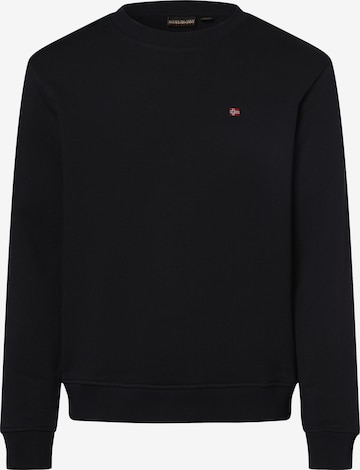 NAPAPIJRI Sweatshirt in Black: front