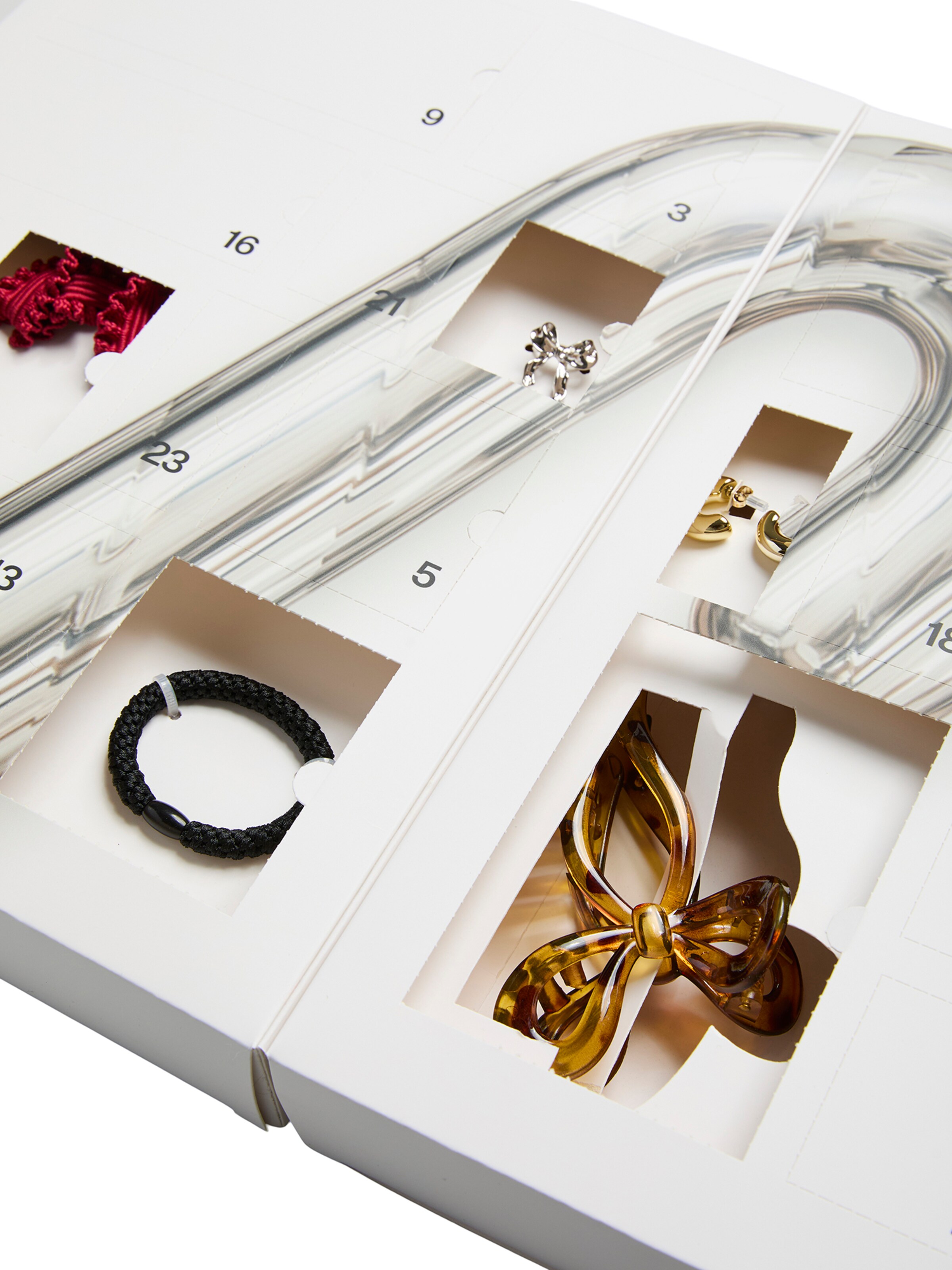 PIECES - Conjunto de joyería 'PCAMANDA X-MAS' en oro