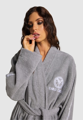 Carlo Colucci Short Bathrobe in Grey