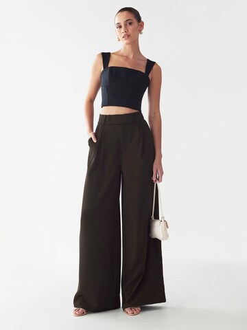 BWLDR Wide leg Pants 'Belinda' in Brown