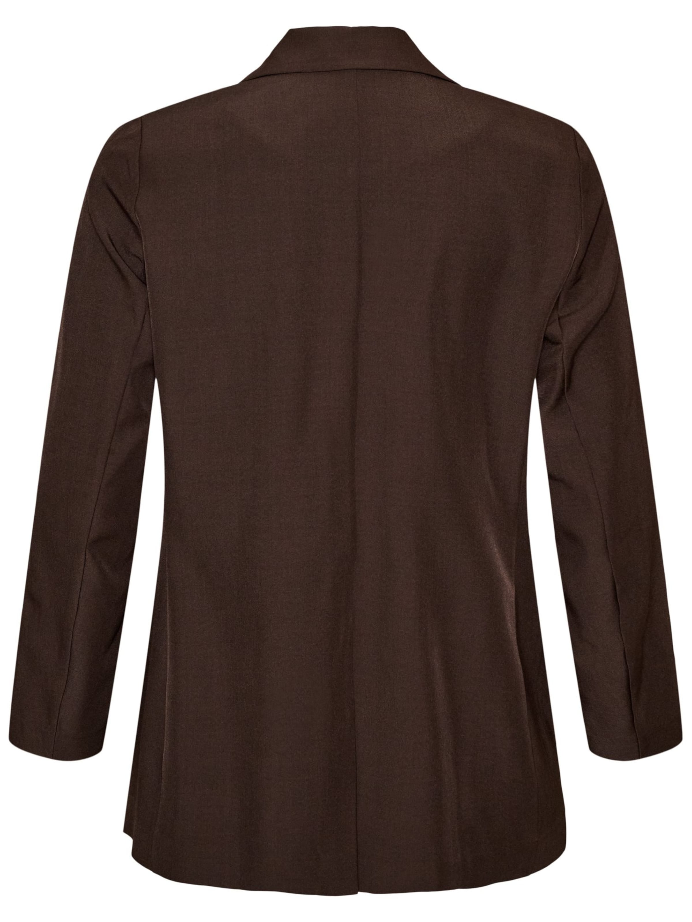 Zizzi Blazer 'FLILLOW' in Braun