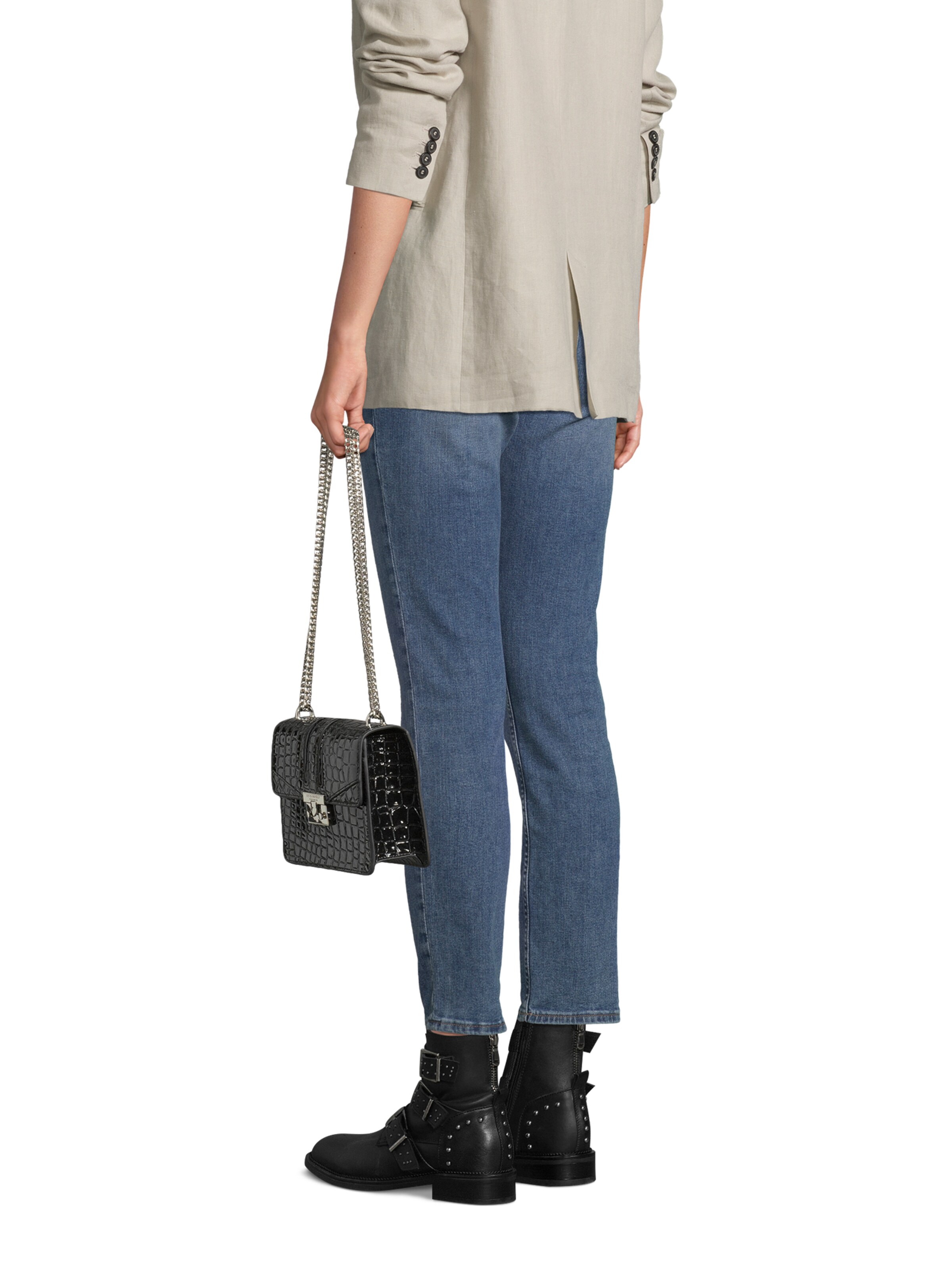 Seidenfelt Taška přes rameno 'Roros' – černá: přední strana