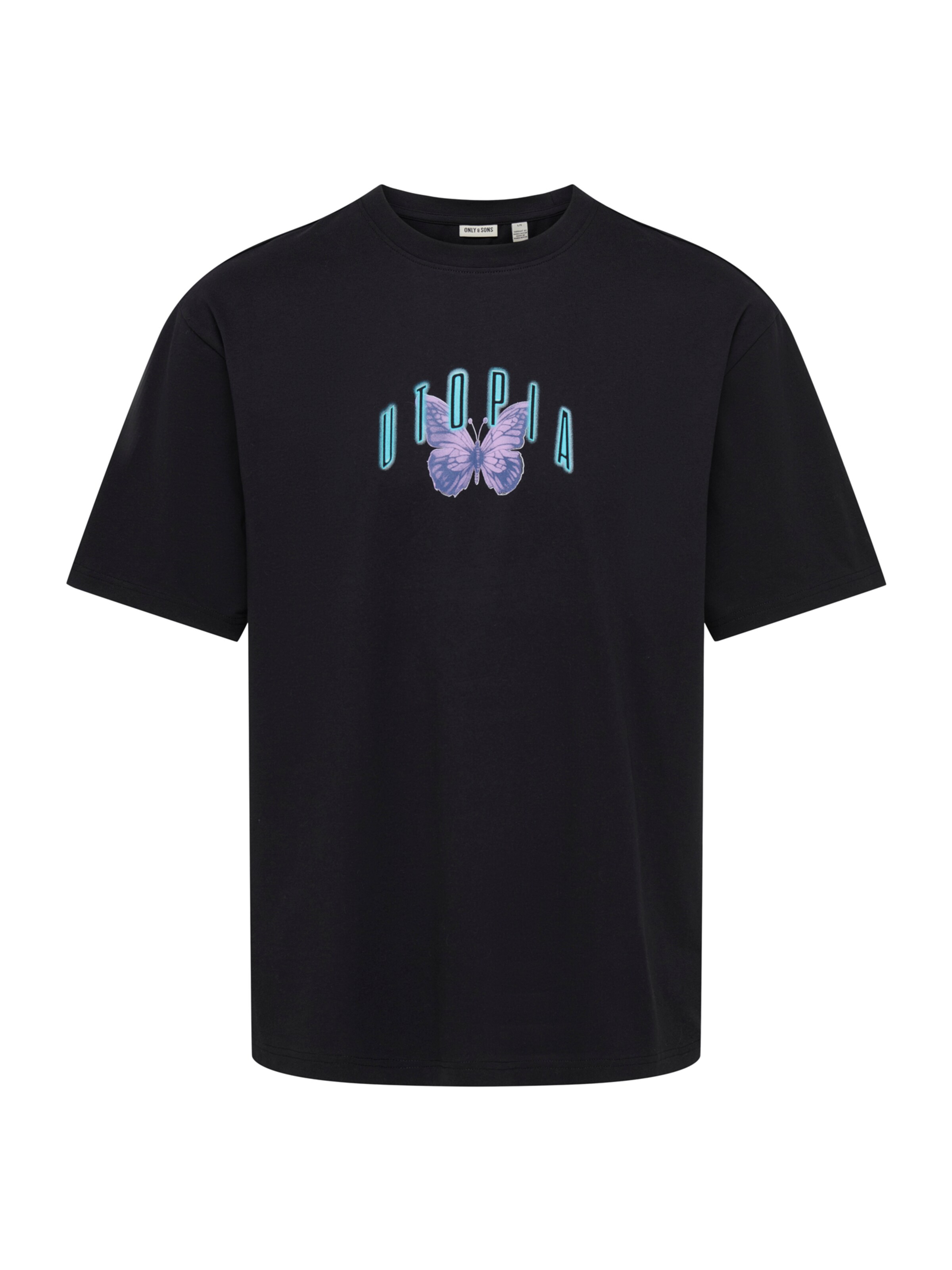 Only & Sons T-Shirt 'ONSKEANE' in Schwarz: Vorderseite