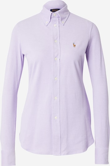Camicia da donna Polo Ralph Lauren di colore lilla pastello, Visualizzazione prodotti