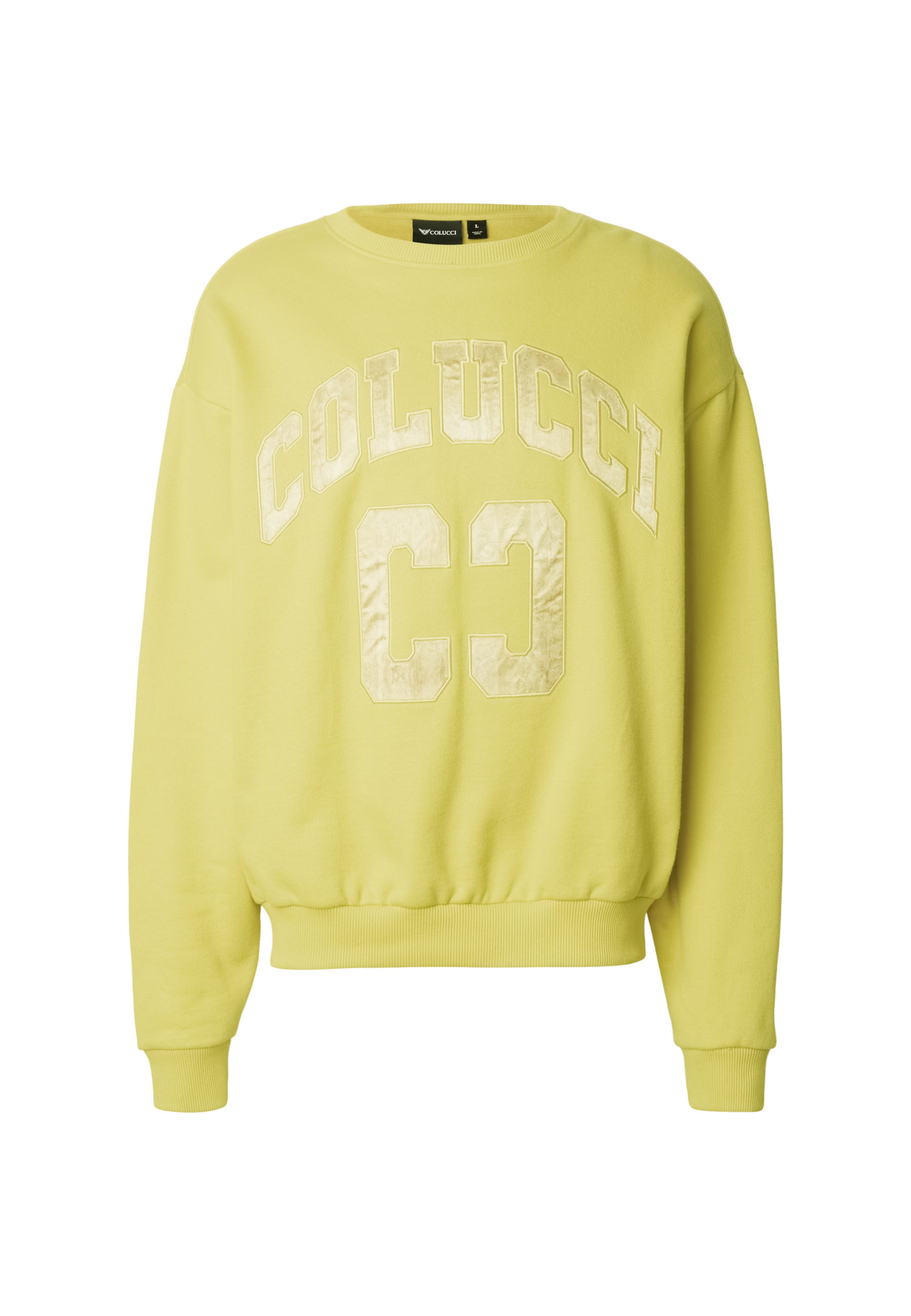 Colucci Sweatshirt in Gelb: Vorderseite