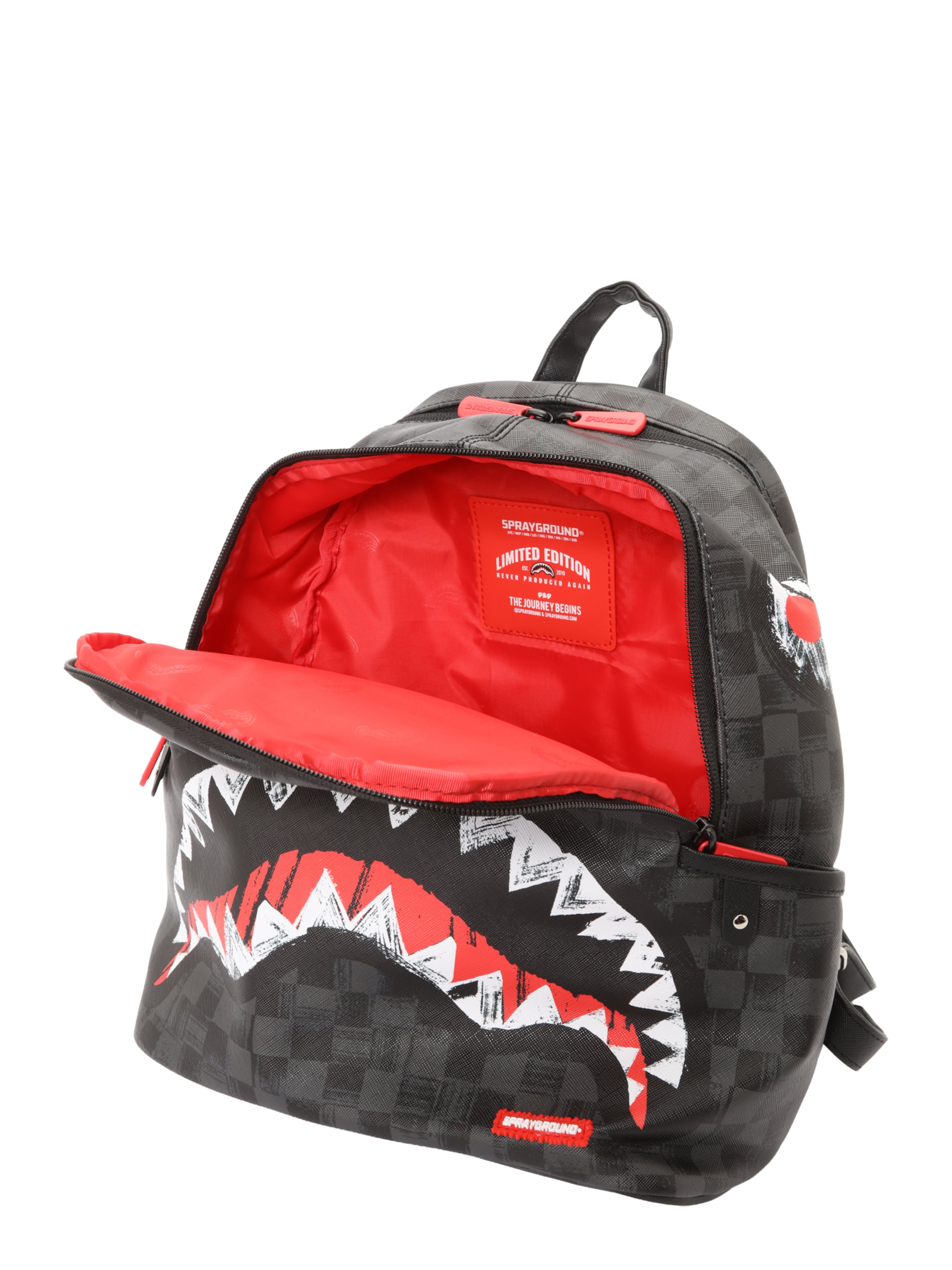 Sprayground - Mochila 'Scribble Shark' en negro