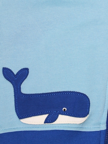 Toby Tiger Zip-Up Hoodie in Blue