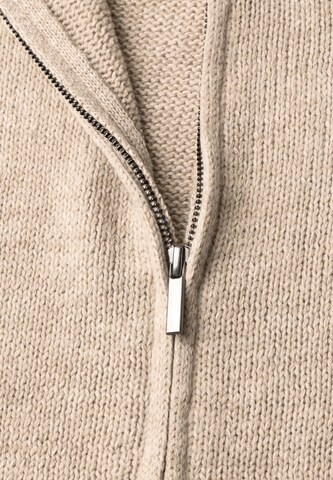 STREET ONE Knit Cardigan in Beige