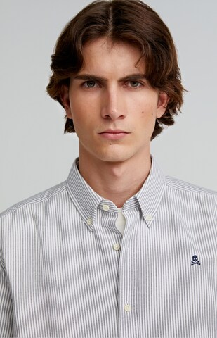 Scalpers Regular fit Button Up Shirt 'New Oxford' in Green
