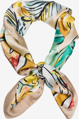 styleBREAKER Tuch 'Halstuch Palmen Muster Popart Style' in Braun: Vorderseite