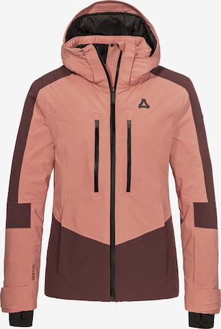 Veste fonctionnelle Schöffel en rose : devant