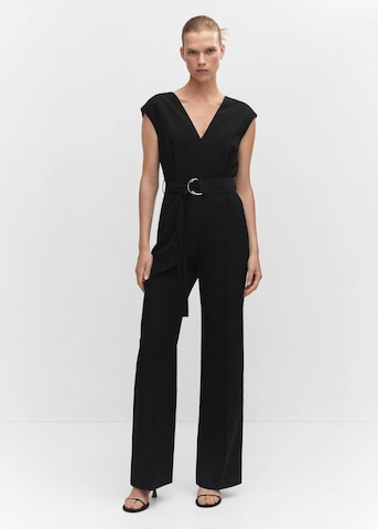 MANGO Jumpsuit 'gabriela' in Zwart: voorkant