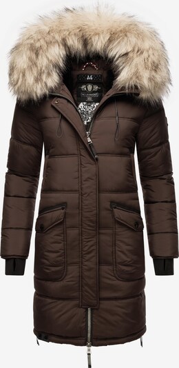MARIKOO Χειμερινό παλτό 'Chaskaa' σε μπεζ / μόκα, Άποψη προϊόντος