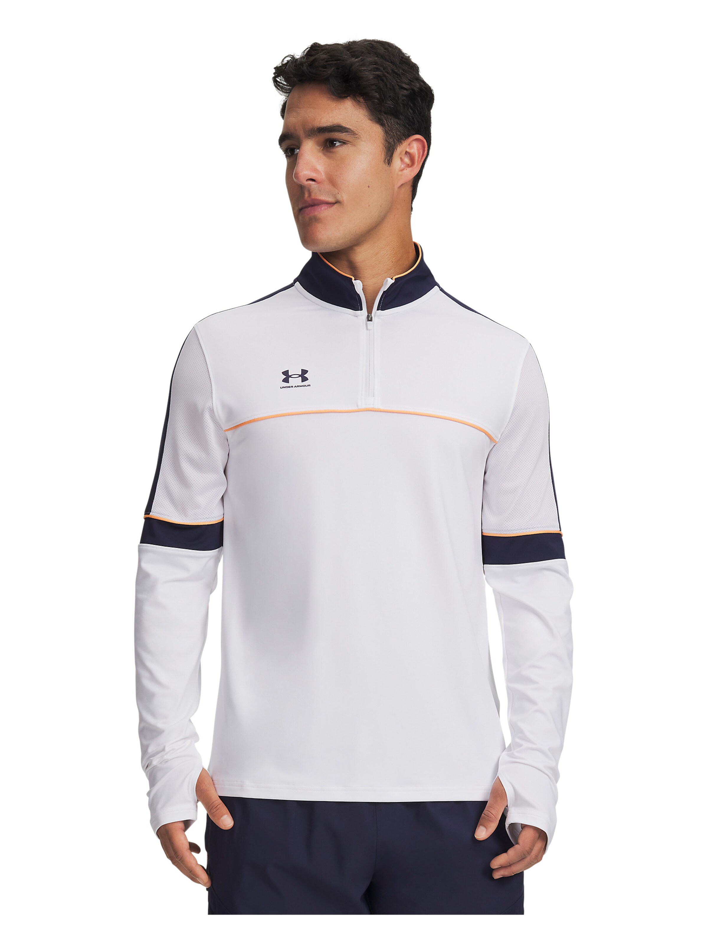 UNDER ARMOUR Performance shirt 'Challenger' in White: front