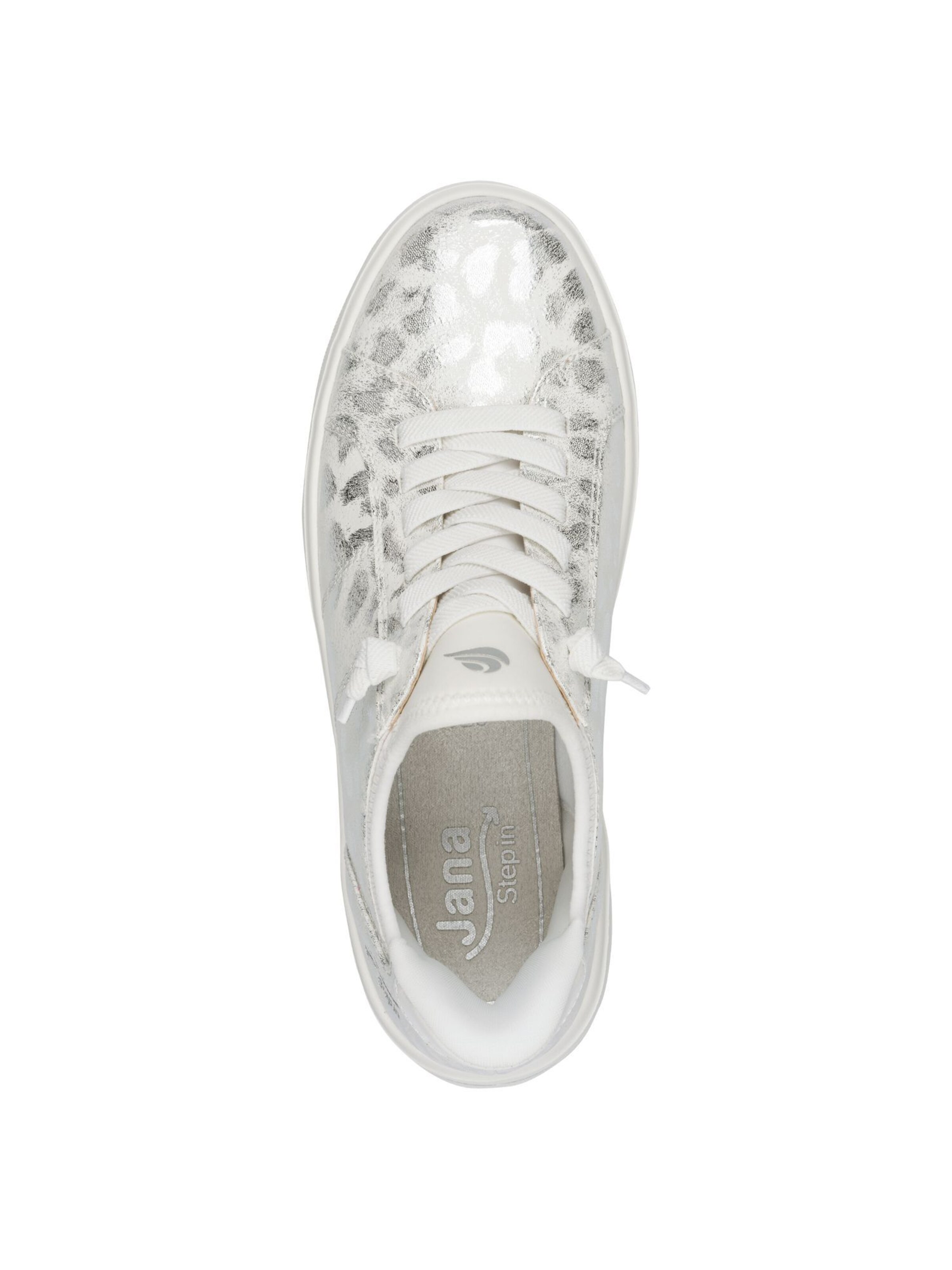 JANA Sneakers laag in Zilver