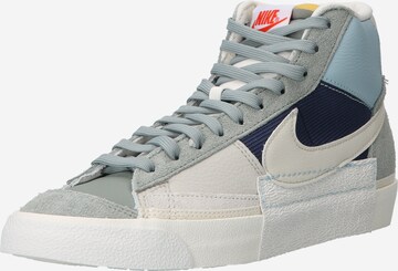 Nike Sportswear Magas szárú sportcipők 'BLAZER MID PRO CLUB' - zöld: elől