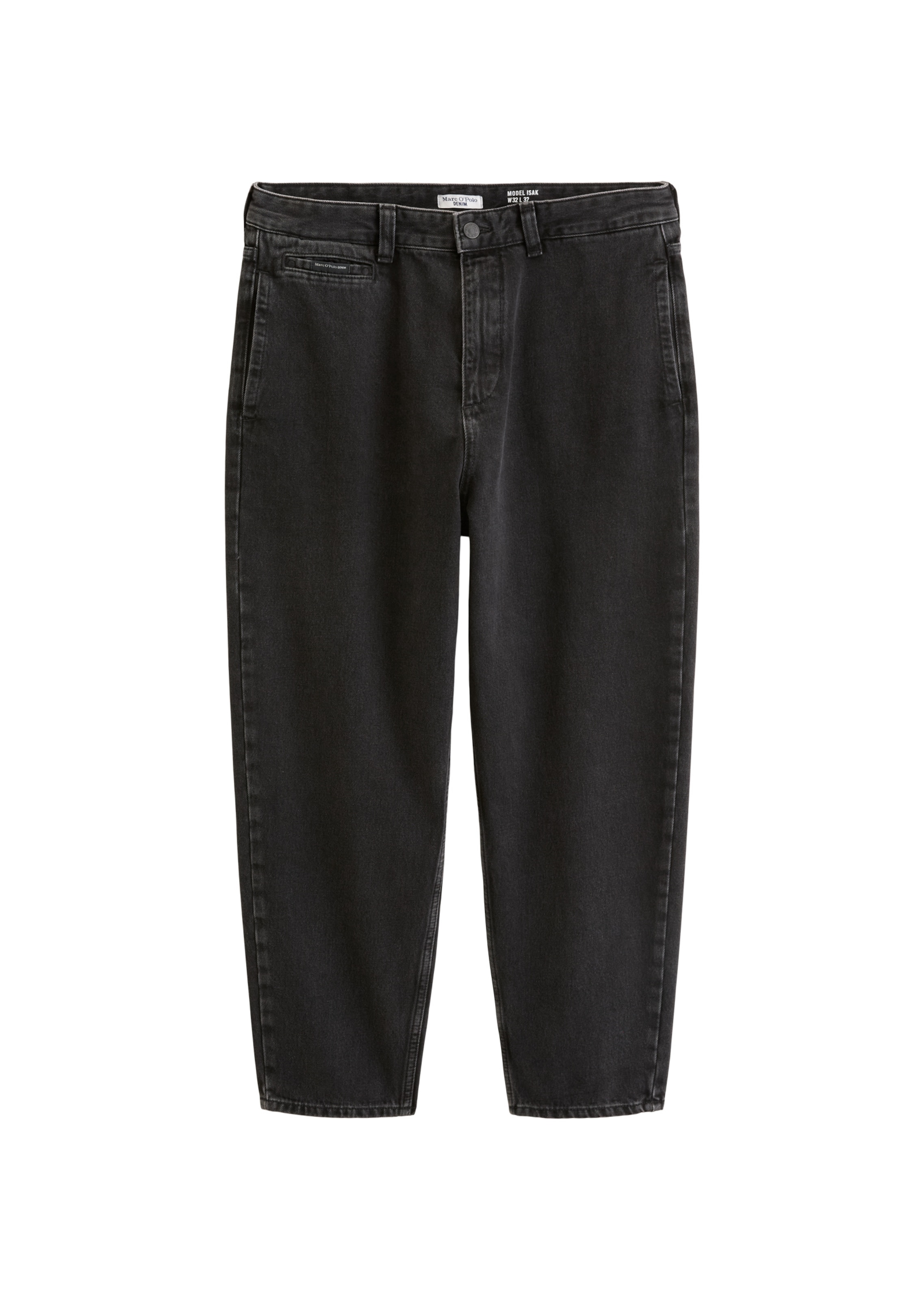 Marc O'Polo DENIM Tapered Jeans in Black: front