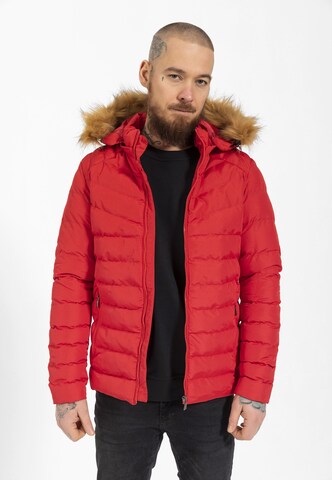 Jimmy Sanders Winterjas in Rood