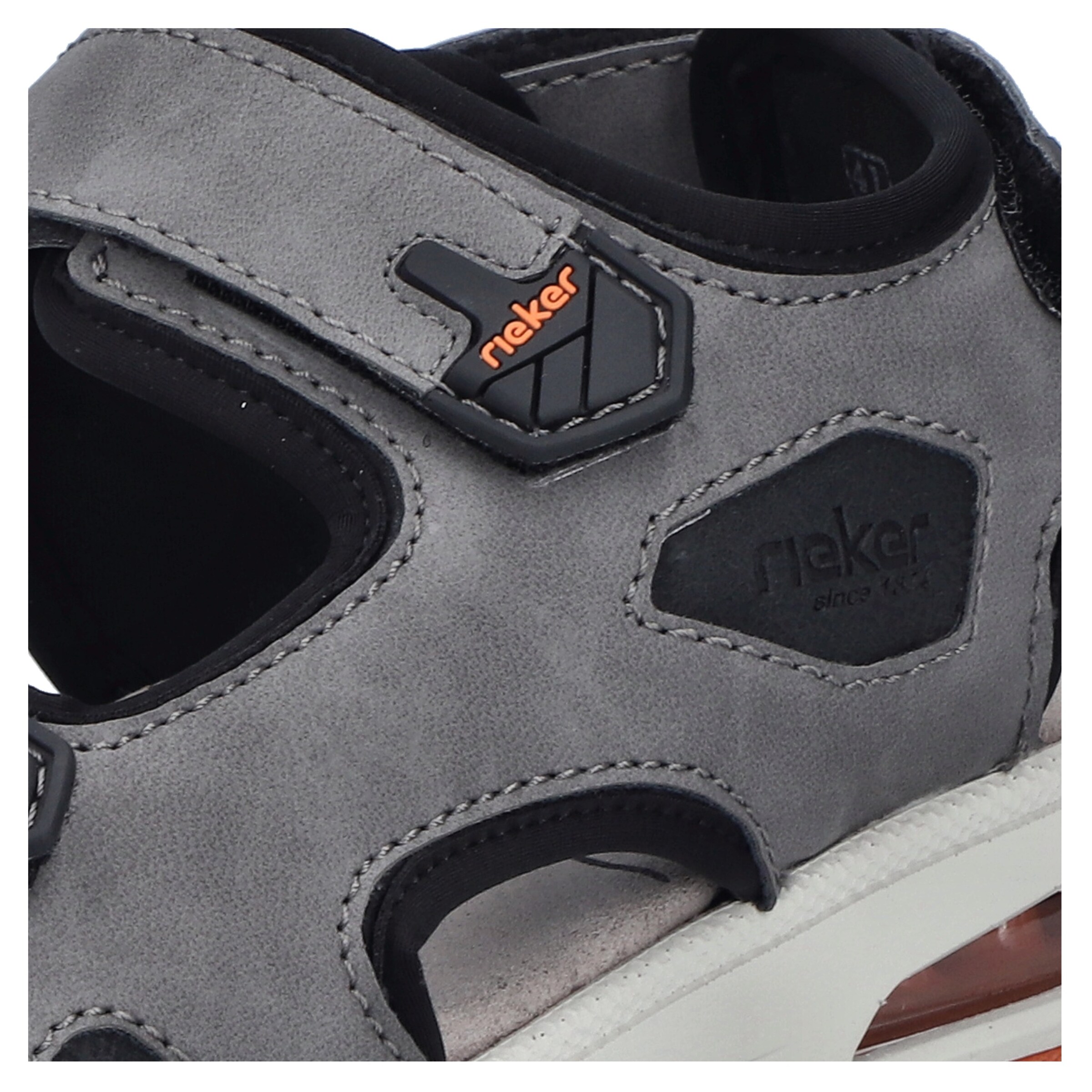 Rieker Hiking Sandals in Grey