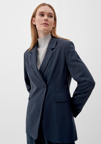 Blazer s.Oliver BLACK LABEL en bleu : devant