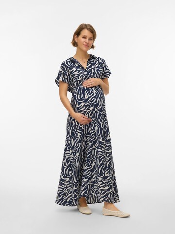 Vero Moda Maternity - Vestido camisero 'VMMJosie' en azul