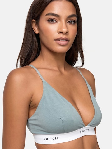 Nur Die Triangle Bra 'Sportiv' in Green