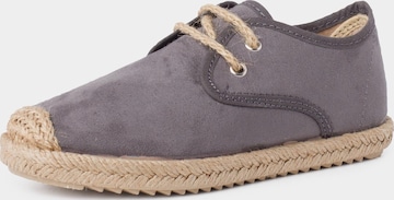 Scarpa bassa di Pisamonas in grigio: frontale