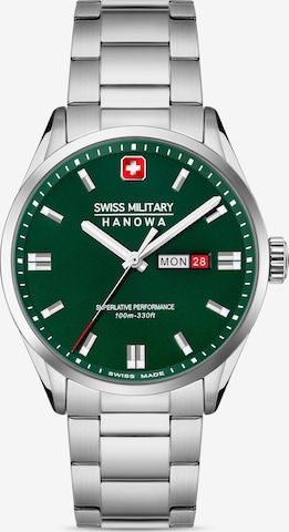 SWISS MILITARY HANOWA Analog Watch in Green: front