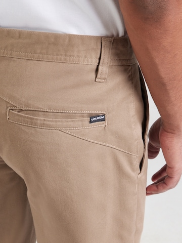 Regular Pantalon chino 'FRICKIN' Volcom en marron