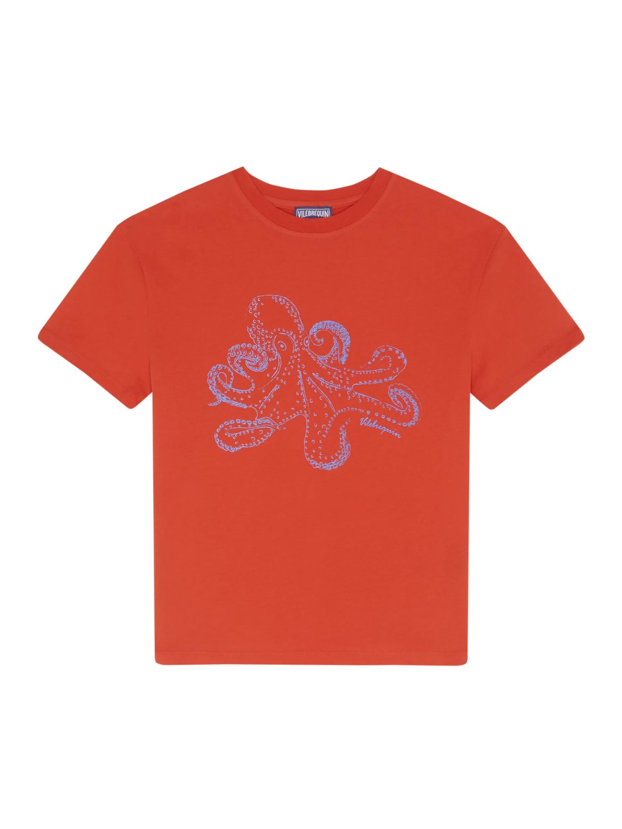 Vilebrequin Shirt in Rood: voorkant