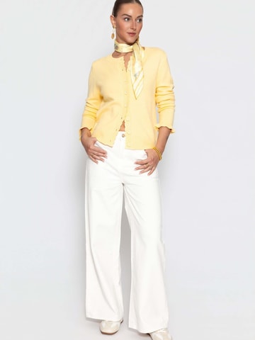 SASSYCLASSY Strickjacke‌ in Gelb