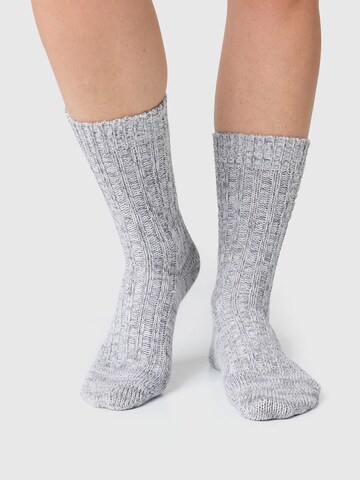Nur Die Socks in Grey: front