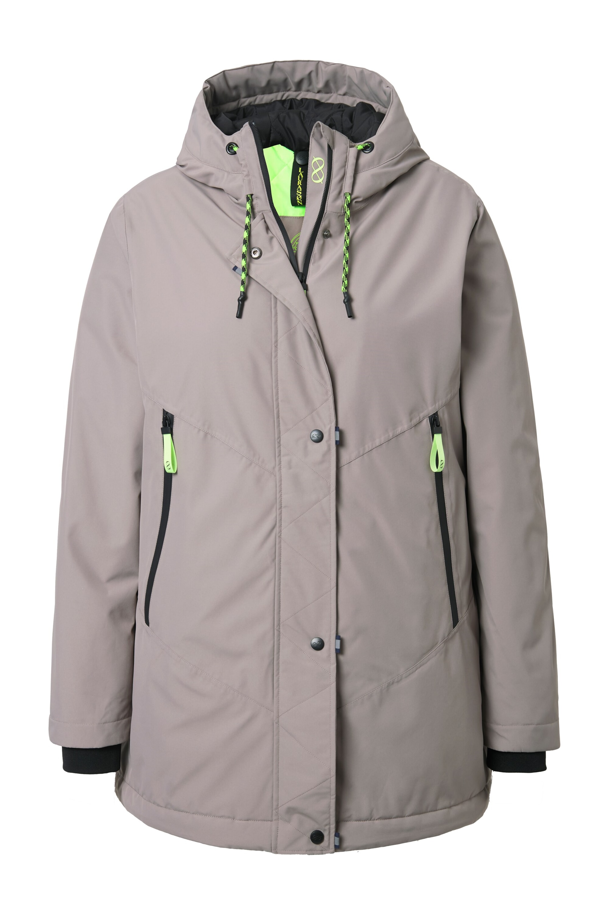 LAURASØN Funktionsjacke in dunkelgrau, Produktansicht