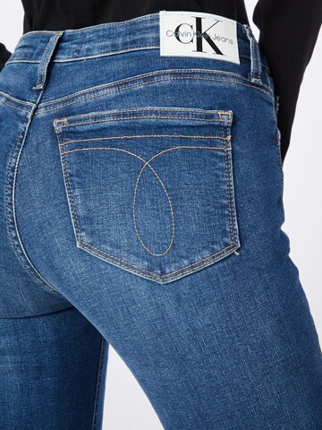 Calvin Klein Jeans Slimfit Jeans i blå