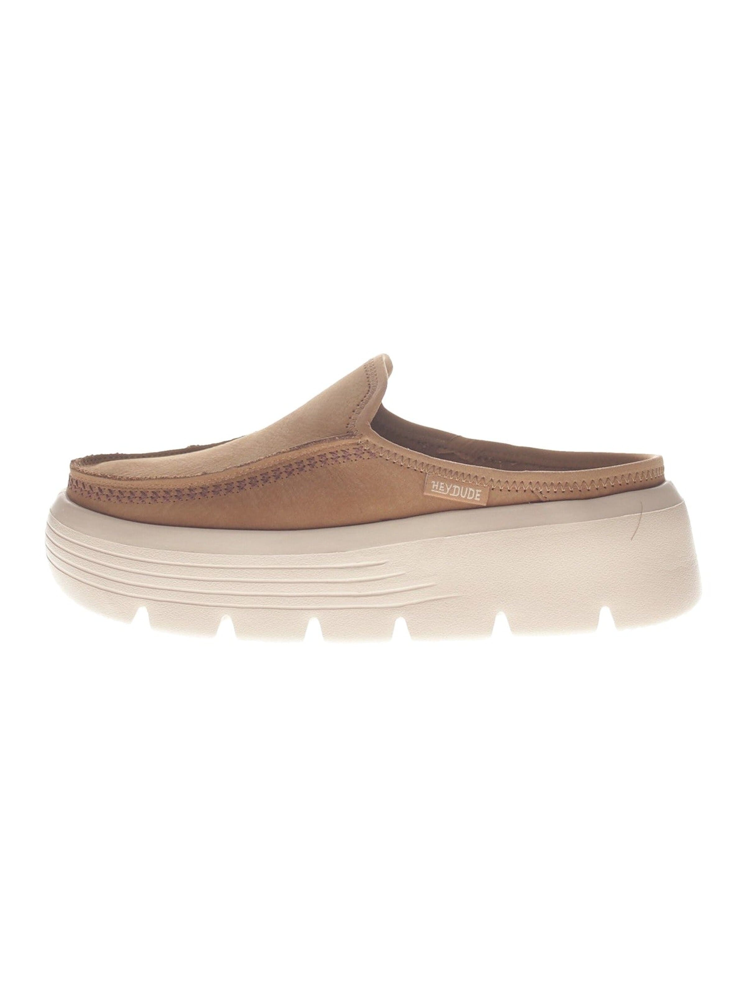 Zoccoletto 'Hey Dude Sabot Austin Edge Leather' di HEY DUDE in marrone: frontale