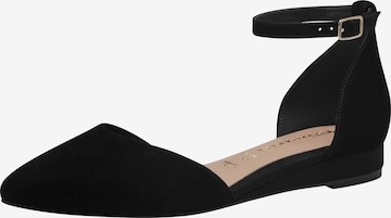 TAMARIS Ballet Flats in Black: front