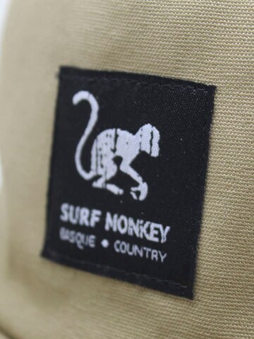 Surf Monkey Athletic Cap in Beige