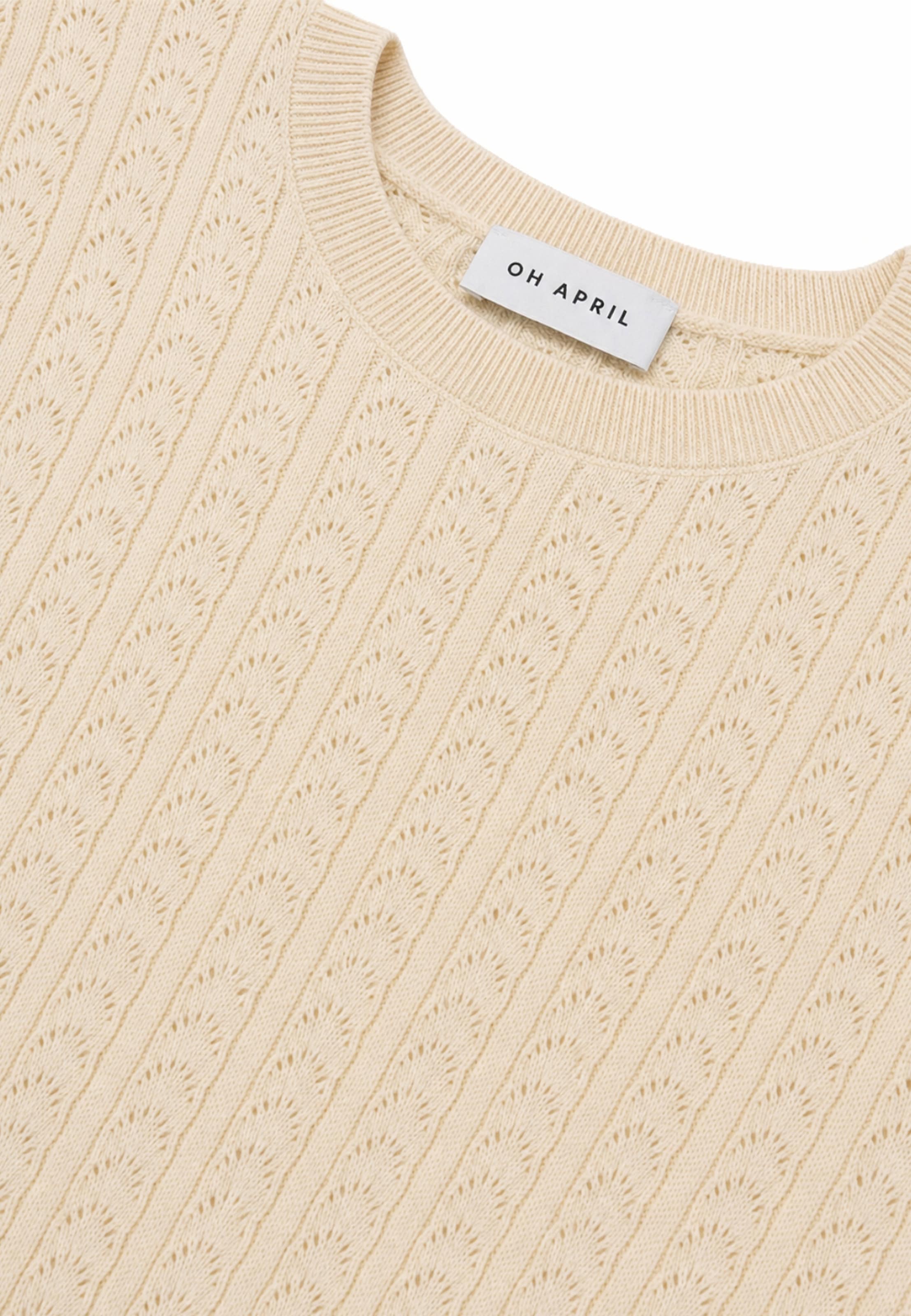 OH APRIL - Pullover 'Amora' em branco