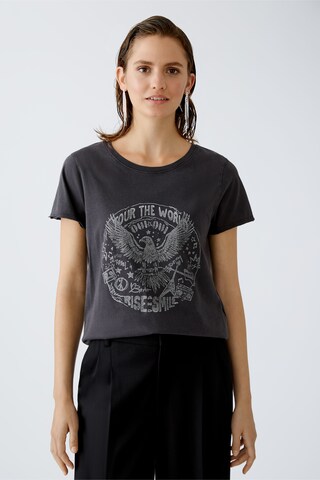 OUI T-Shirt in Schwarz: Vorderseite