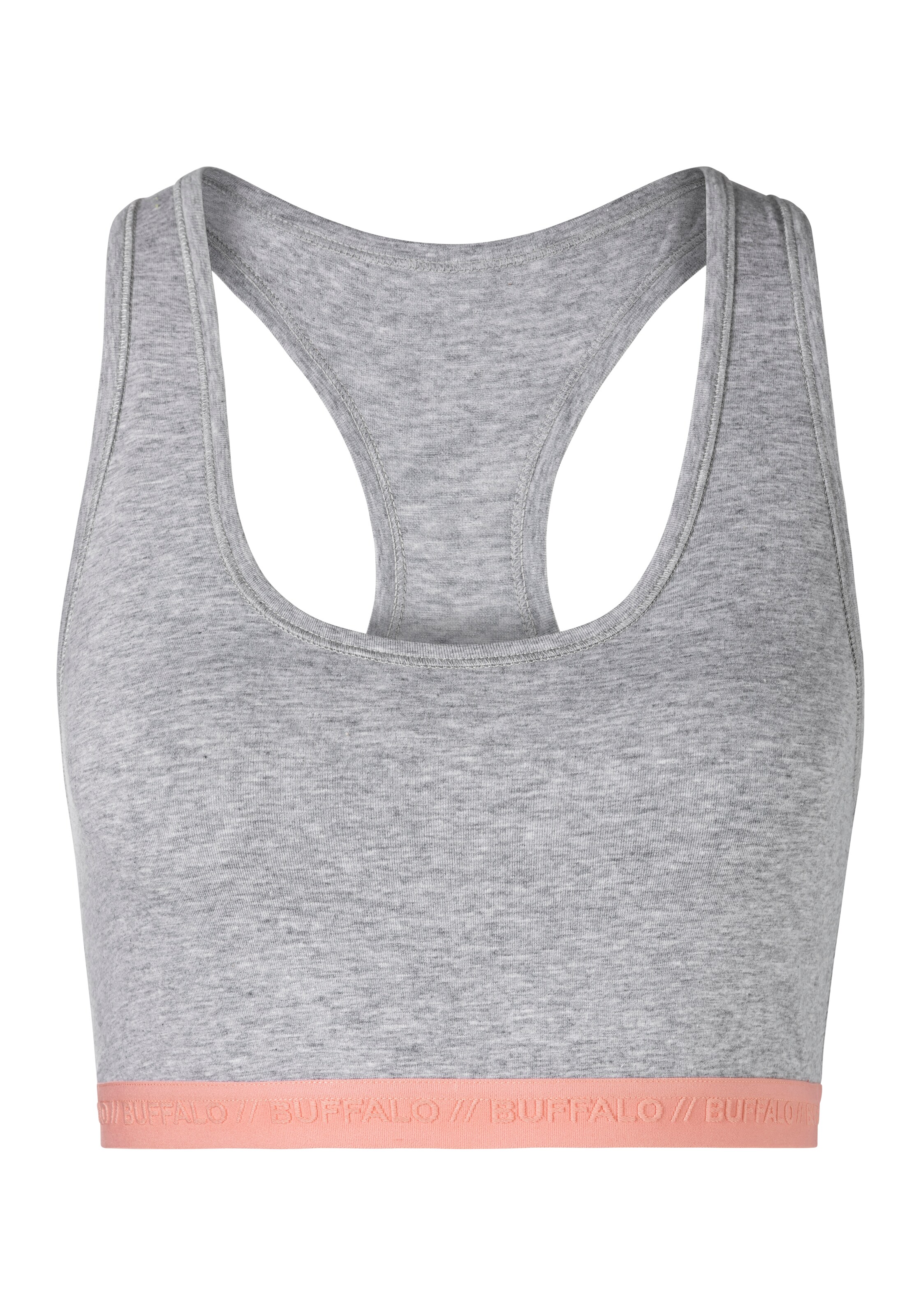 BUFFALO - Bustier Sujetador 'LM Bustier' en gris